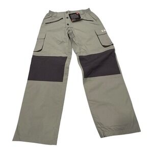 DAM Mens Medium Fishing Pants Green Cargo Outdoor Gear Angler Hiking Lightweight